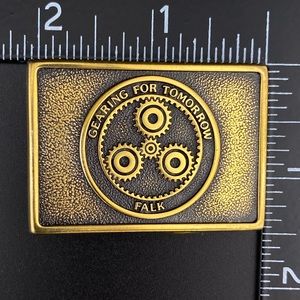 Vintage Falk Belt Buckle 2” Small
